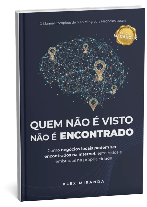 Capa do MEGABOOK "Quem Não É Visto Não É Encontrado", de Alex Miranda
